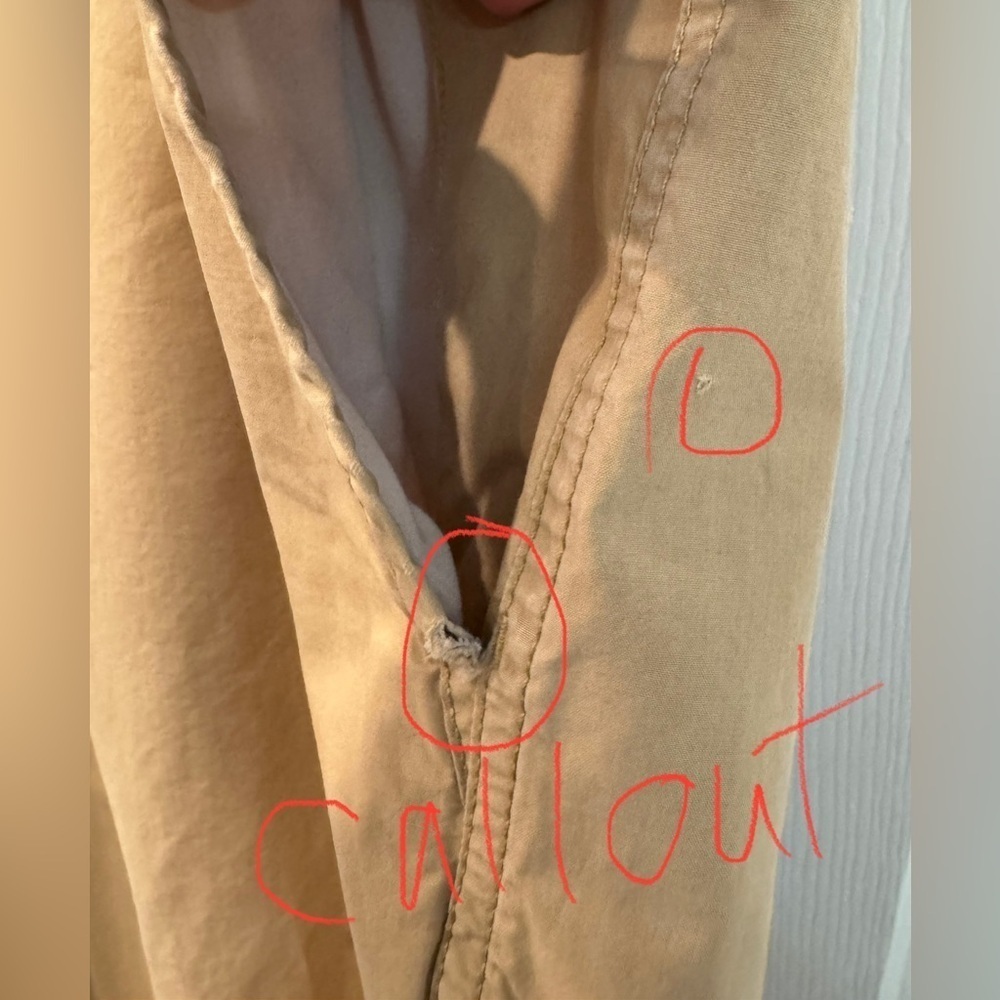 Columbia Washed Out Chino Shorts Men’s Size 40 10in. Inseam Outdoor Khaki Beige - Picture 5 of 7